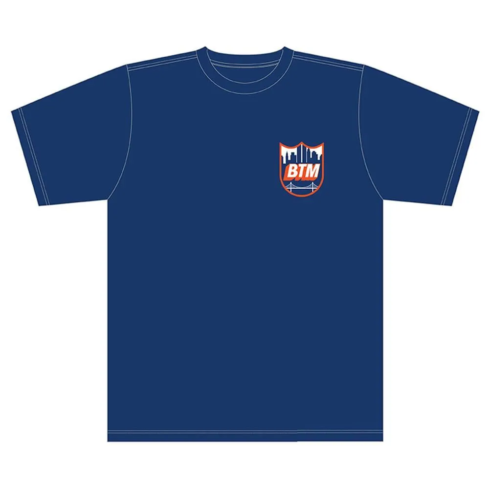 Sleeveless S&M Edwin BTM T-Shirt - Navy
