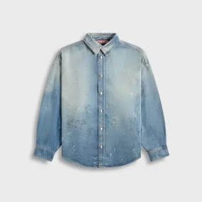 Acne Studios Denim Shirt - Light Blue Long Sleeve Coffee Run