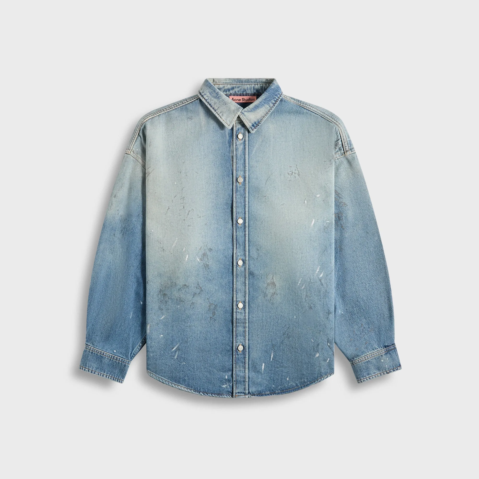 Acne Studios Denim Shirt - Light Blue UV Protection