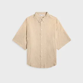 Striped Pattern Inner Layer Acne Studios Shirt - Warm Grey