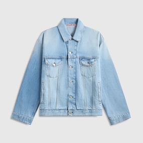 Relaxed Daily Style Acne Studios Denim Jacket - Light Blue