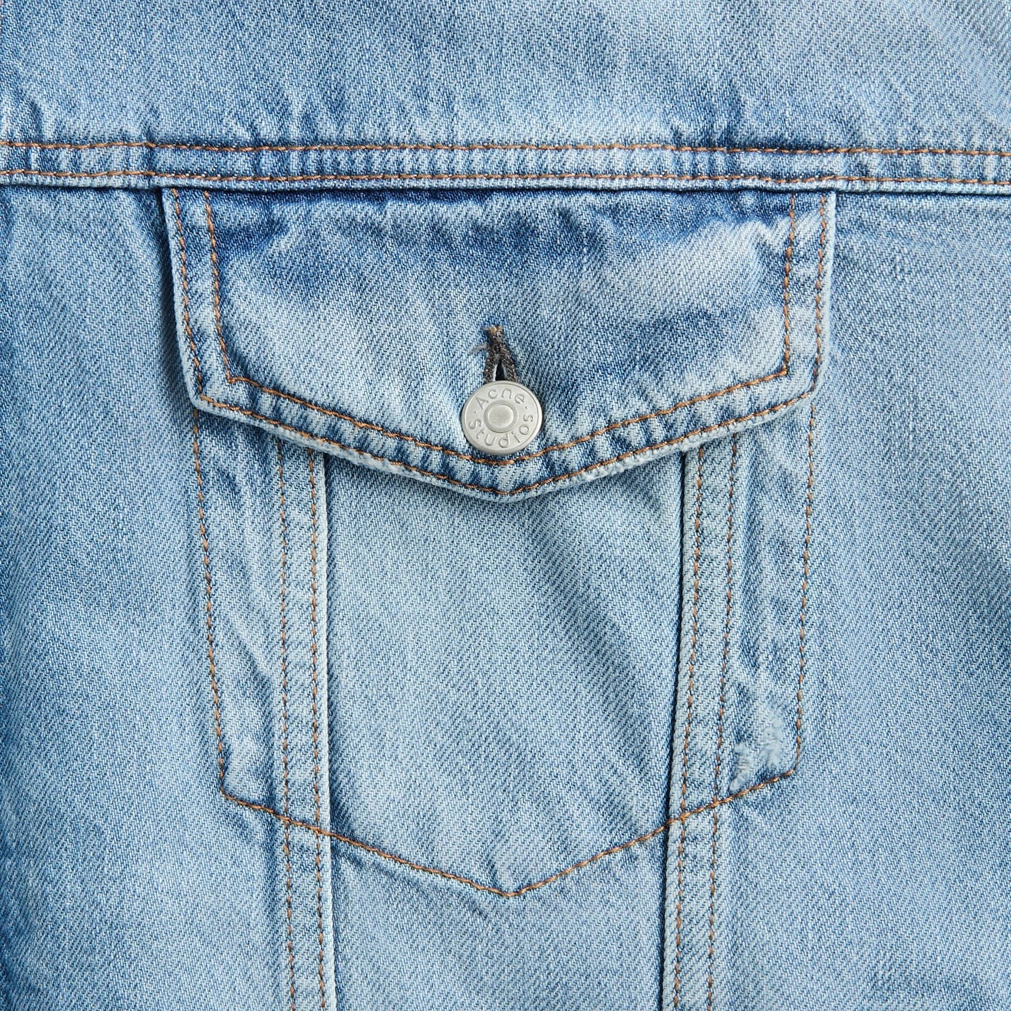 Acne Studios Denim Jacket - Light Blue Morning Commute Gear