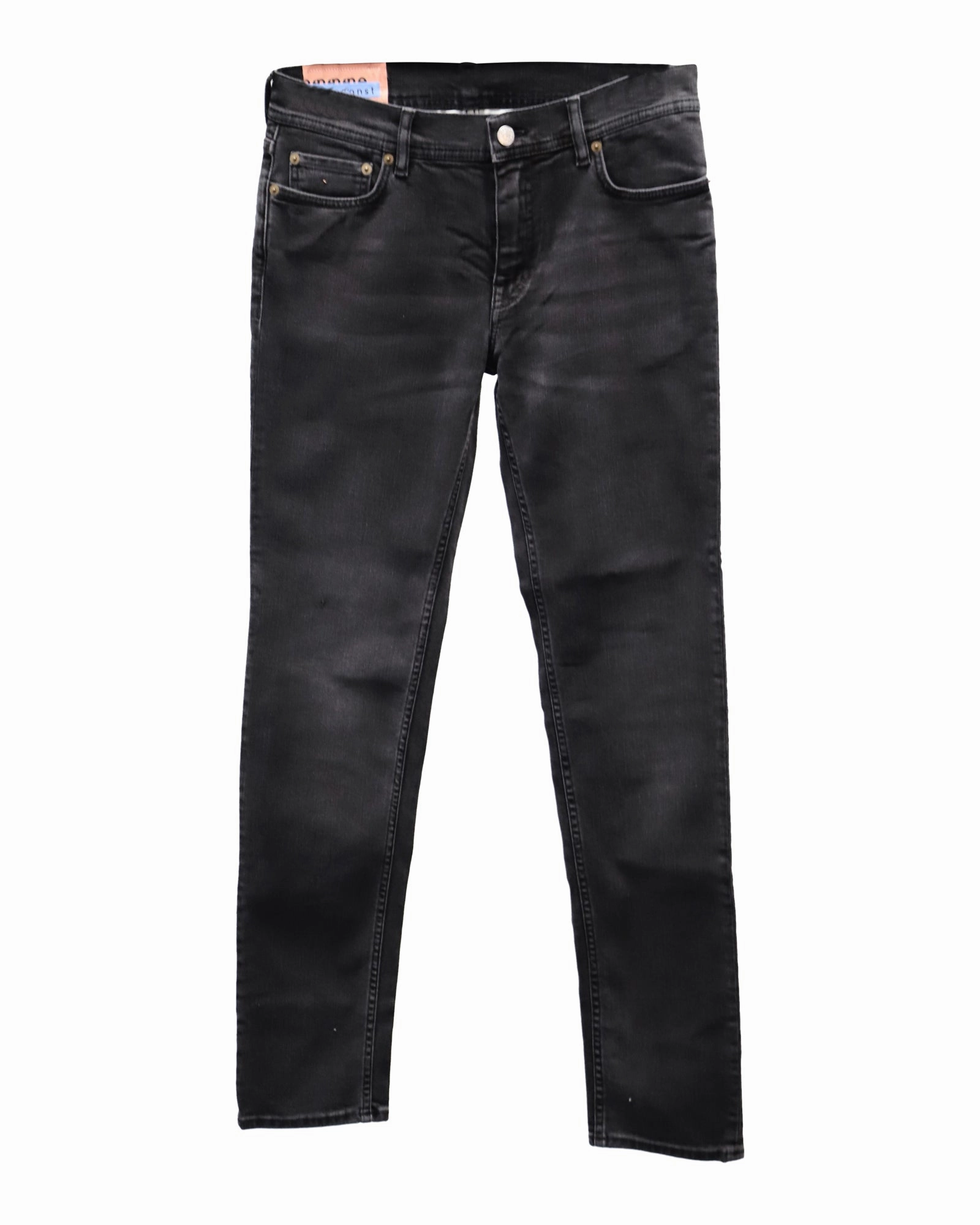 Acne Studios North Slim Fit Jeans in Black Cotton Everyday Basic