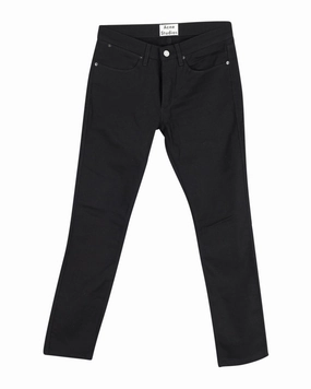 Chill Ready Acne Studios Slim Fit Max Jeans in Black Cotton