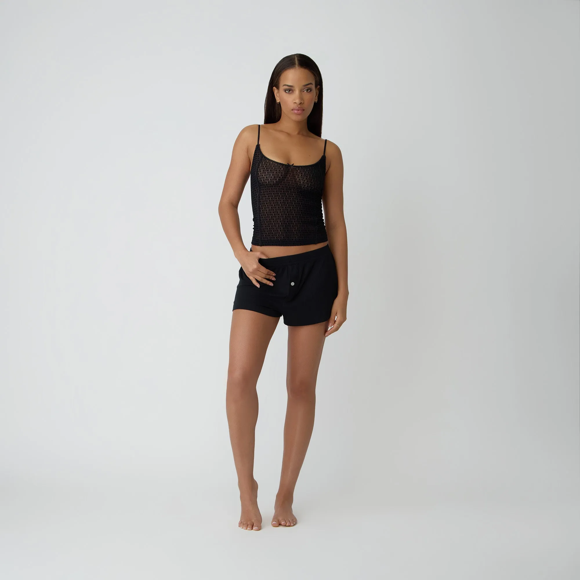 Travel Comfort Kith Women Mesh Cami - Black