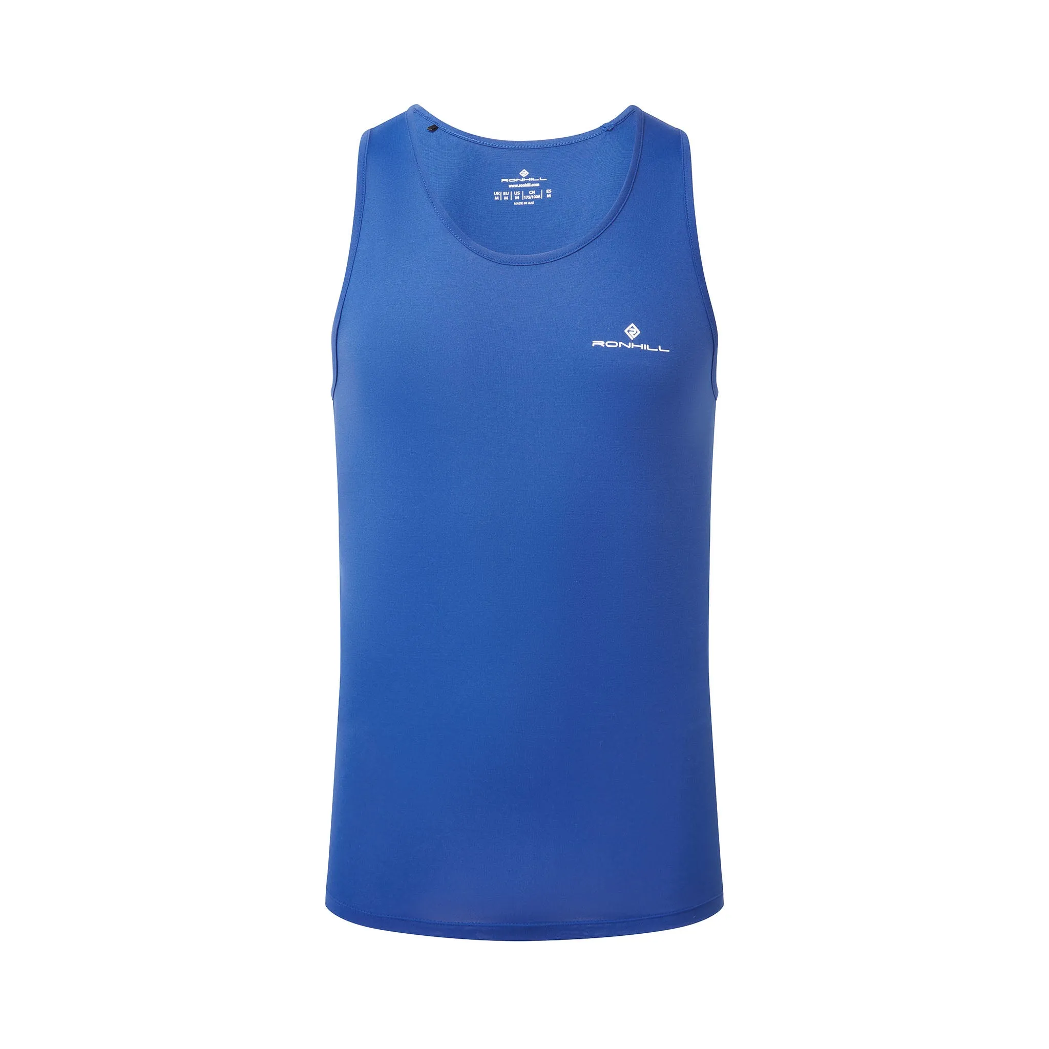 well - ventilated Style - modern Ronhill | Men's Core Vest - Dark Cobalt/Bright White
