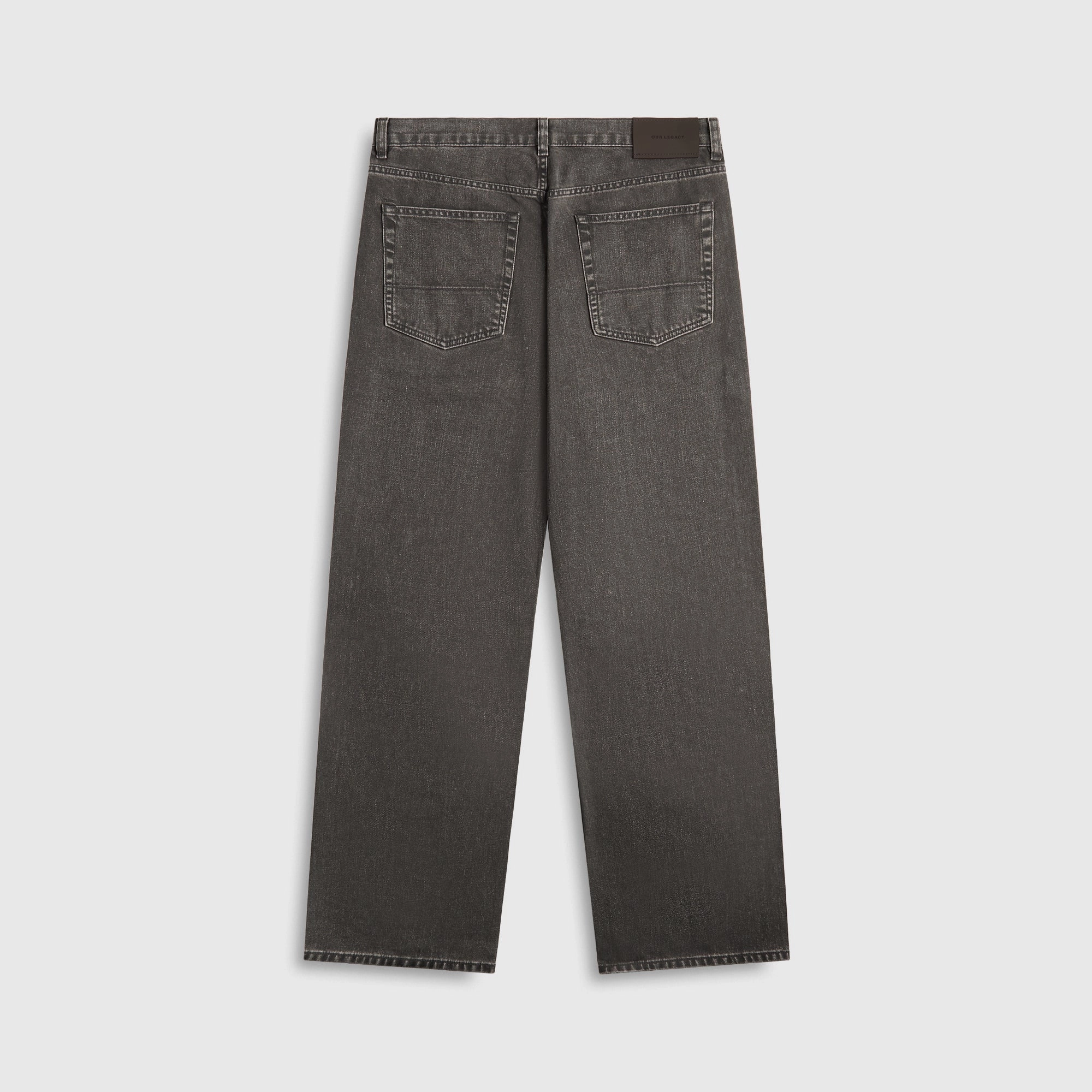 Chilly Comfort Active Fit Our Legacy Third Cut Denim - Black Coated Wash