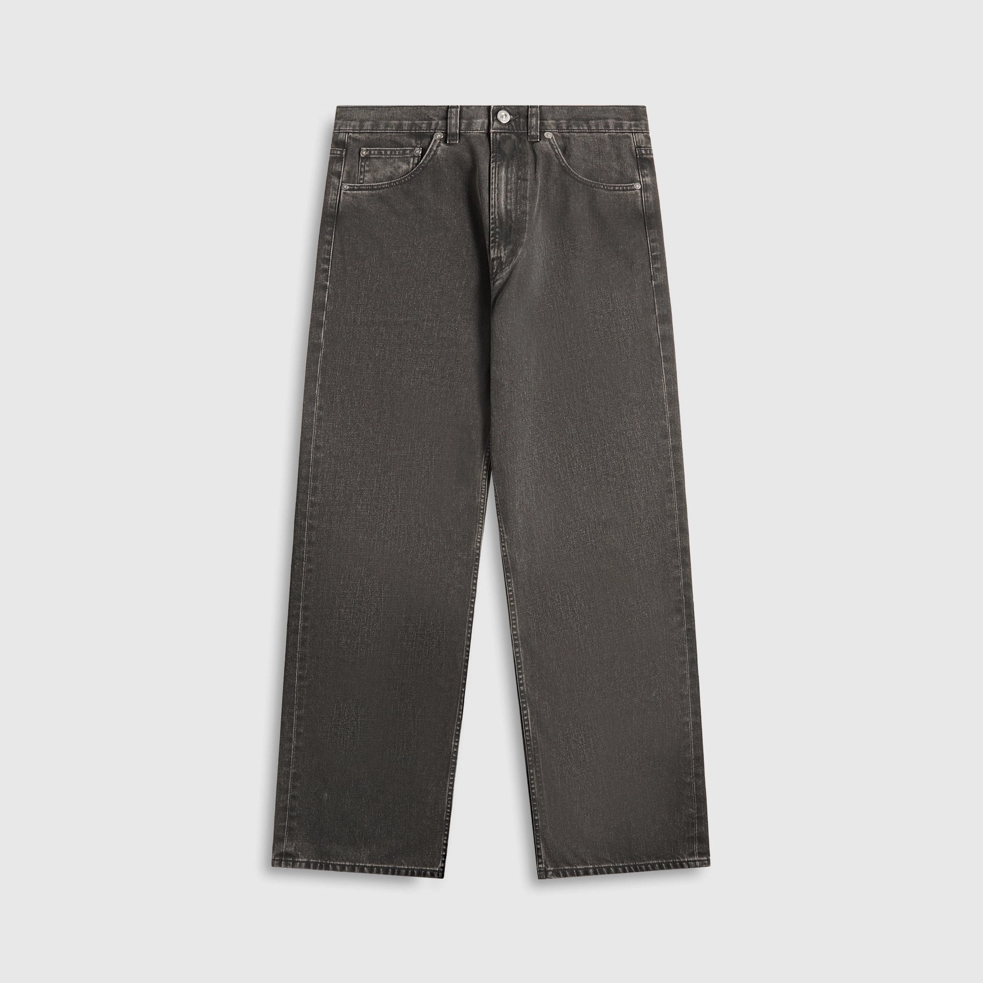 Comfortable Fit Look Comfort Fit Our Legacy Third Cut Denim - Black Coated Wash