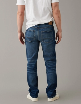 City Walk Bold Look Work Outfit AE AirFlex  Relaxed Straight Jean