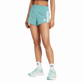 AdjustableDrawstring adidas | Women's Adizero Gel Short - Powder Teal