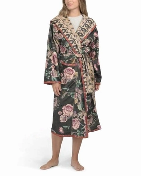 Seamless construction Relaxed fit style Aditi Robe (Reversible) In Camino Serra