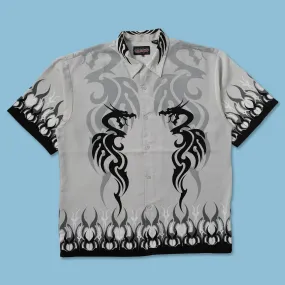 Y2K Tribal Shirt XXL Multipurpose Layering Fabric Smart Appearance