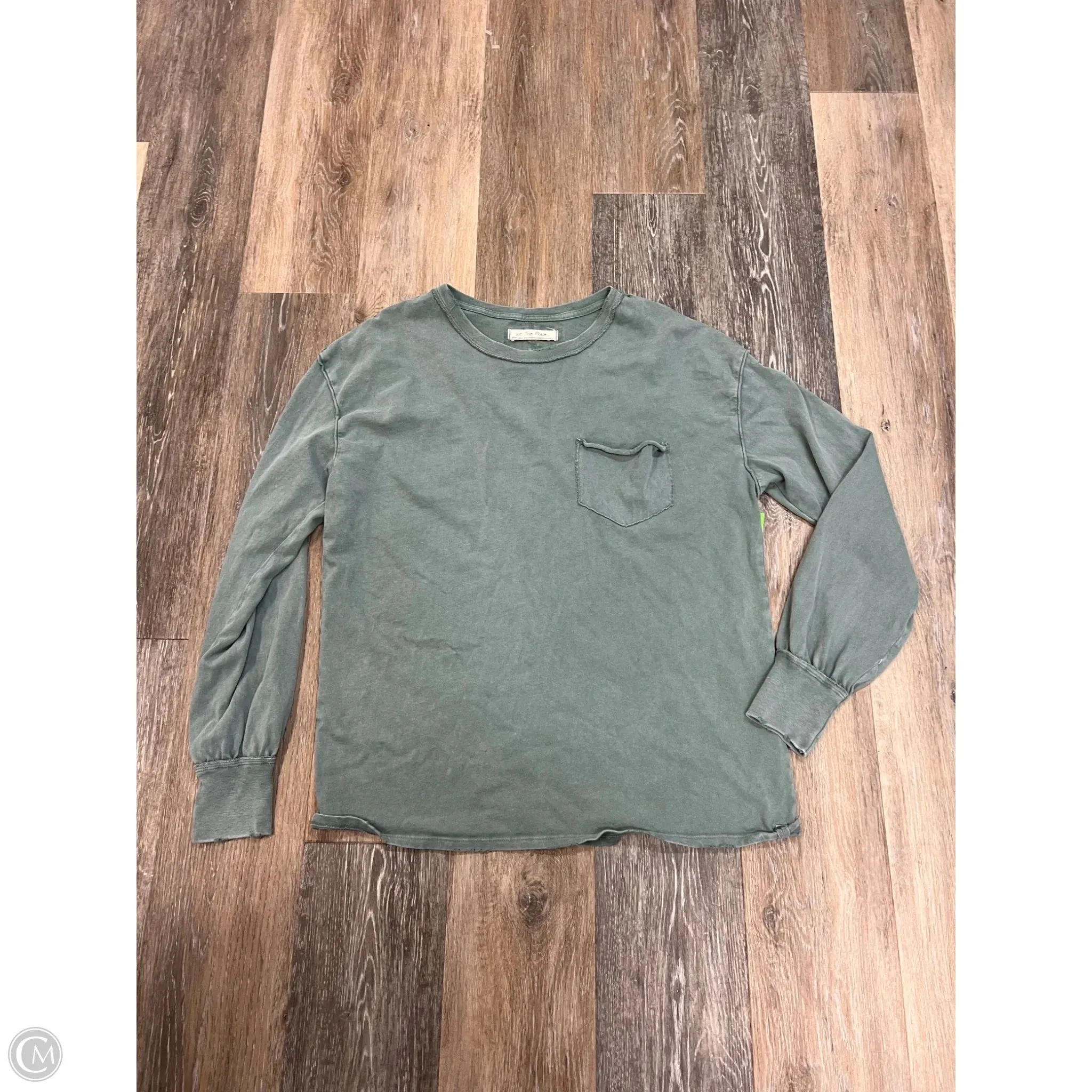 Compression Fit Top Long Sleeve By We The Free In Green, Size: Xs
