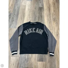 Flatlock stitching ThermalRegulation Sweatshirt Crewneck By Nike Apparel In Black, Size: S