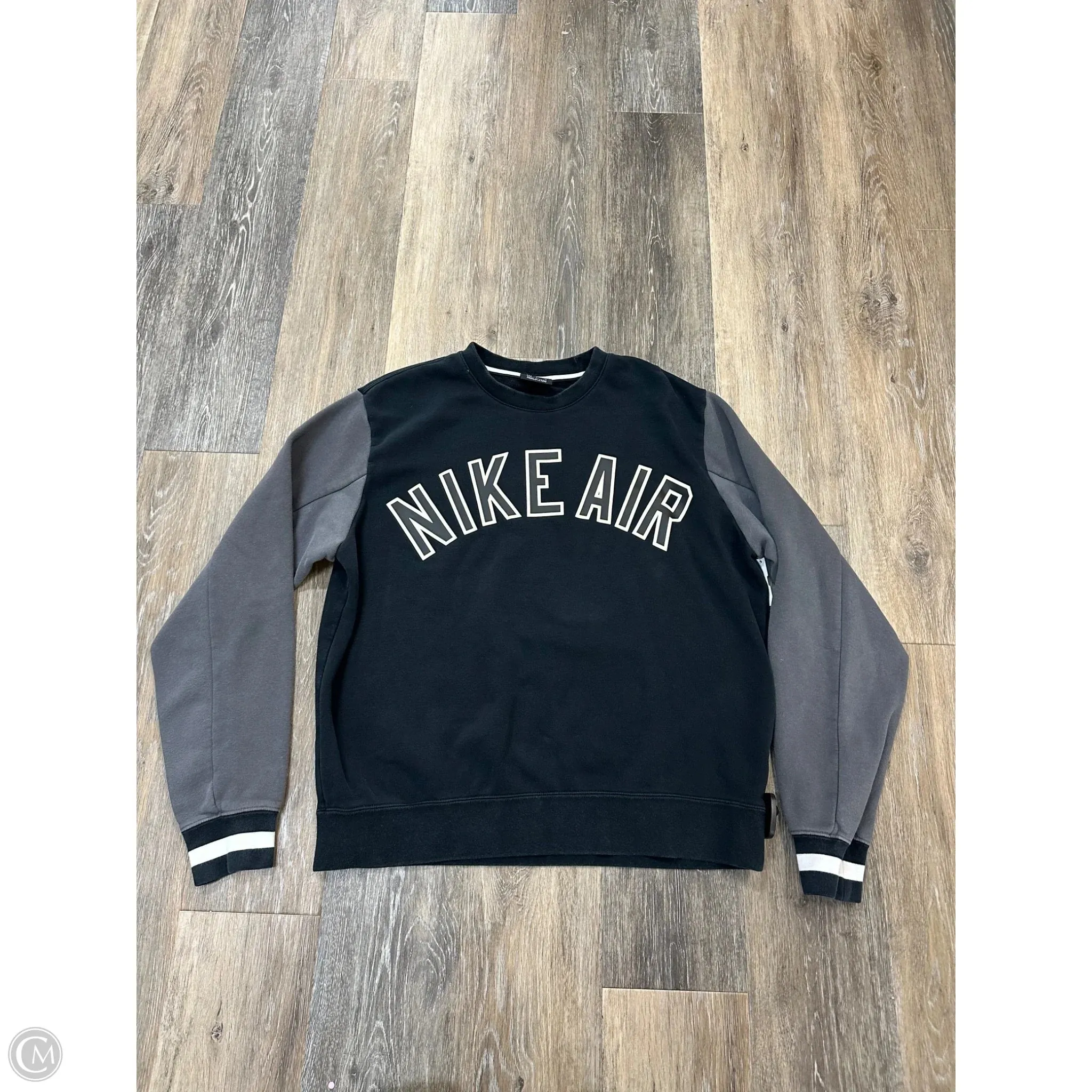 Flatlock stitching ThermalRegulation Sweatshirt Crewneck By Nike Apparel In Black, Size: S