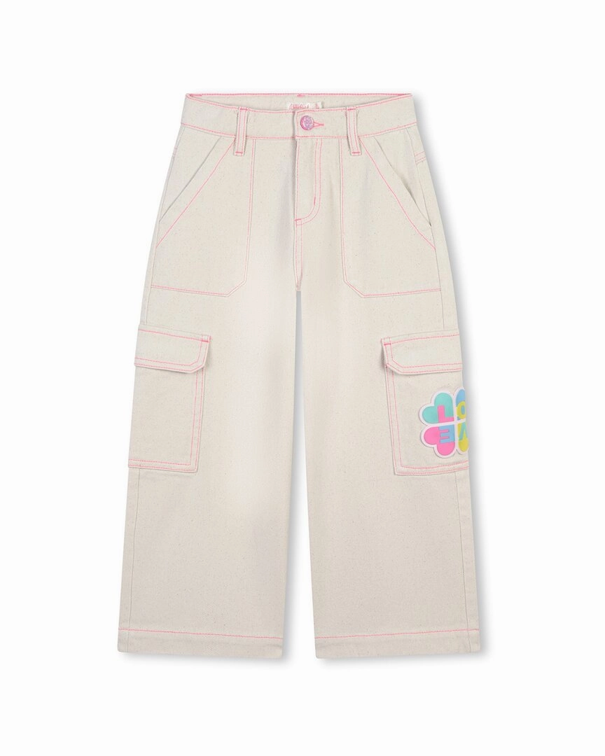 Active Stretch Billieblush Floral Denim Cargo Pant