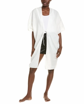 Durable Blends Textured Ribbed Collar Natori Onsen Cover-Up