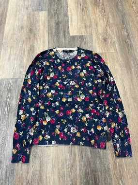 Sweater By Lauren By Ralph Lauren In Blue, Size: Xl MoistureWickingMaterial Sport Top