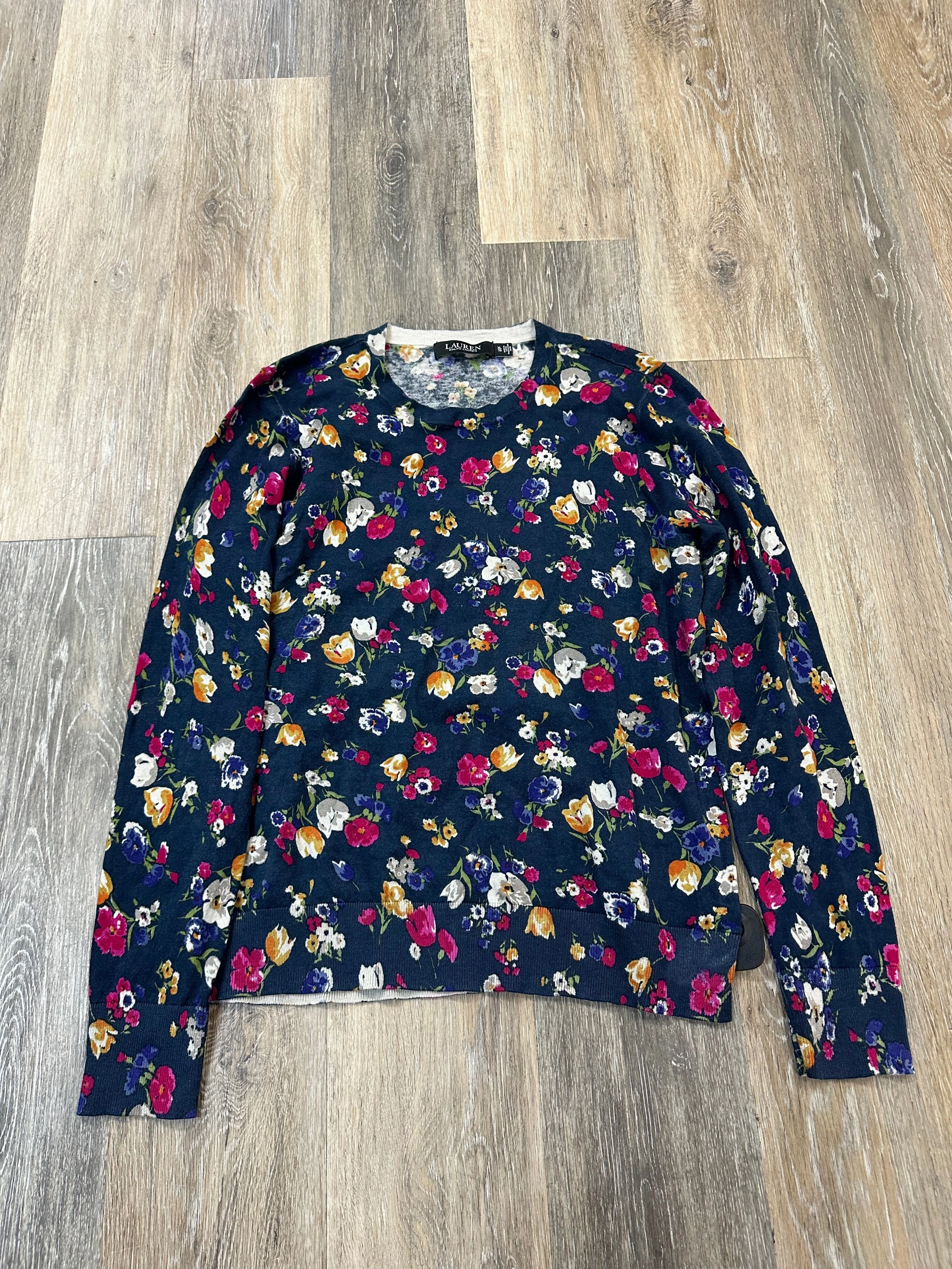 Sweater By Lauren By Ralph Lauren In Blue, Size: Xl MoistureWickingMaterial Sport Top