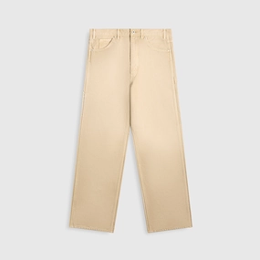 Premium Stretch Auralee Organic Cotton Duck Pants - Light Beige