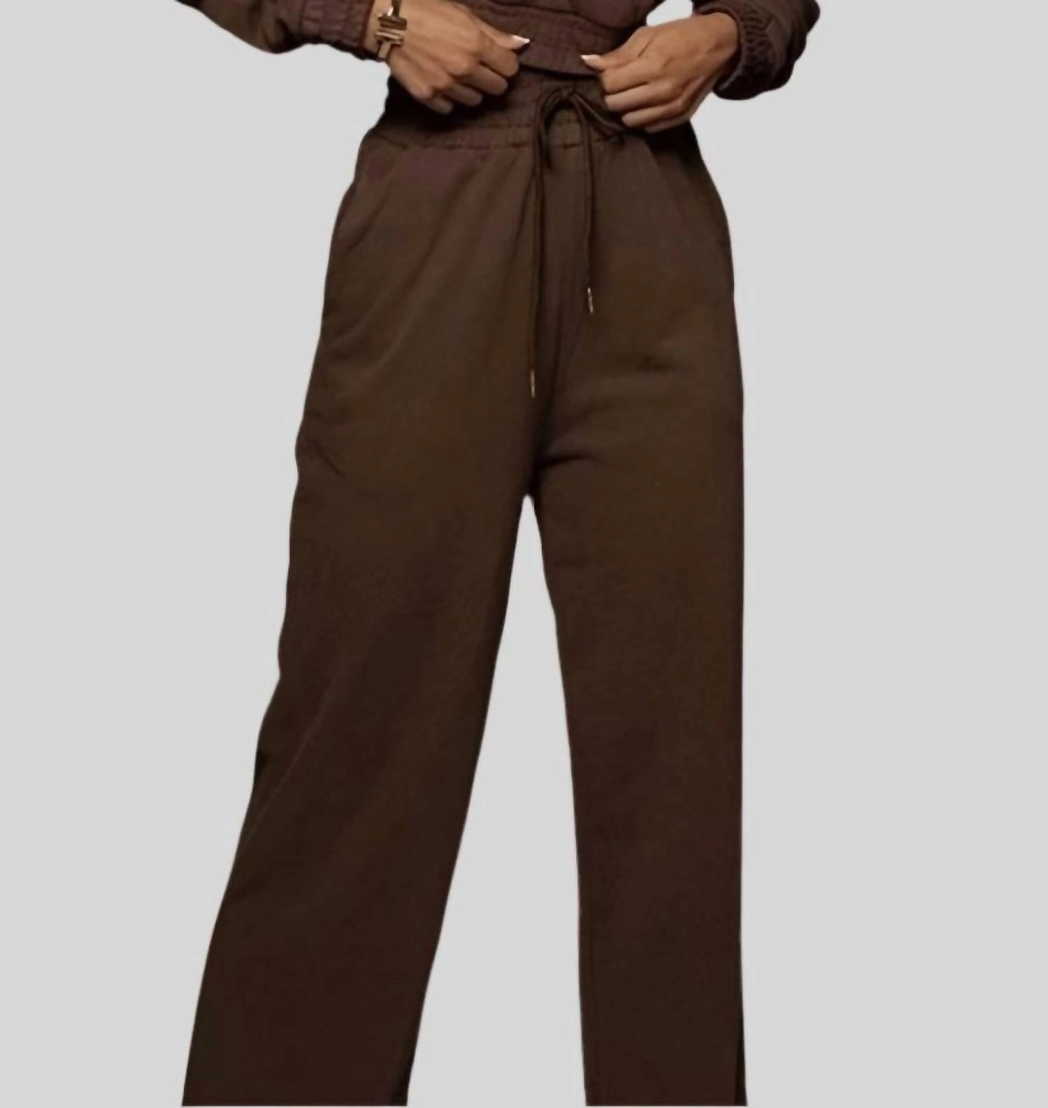 Sustainable Material MotionAdaptive Fit Cropped Hoodie Sweatsuit In Brown