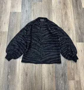 Casual Fit Quick Dry Blend Sweater By Saylor In Black, Size: S