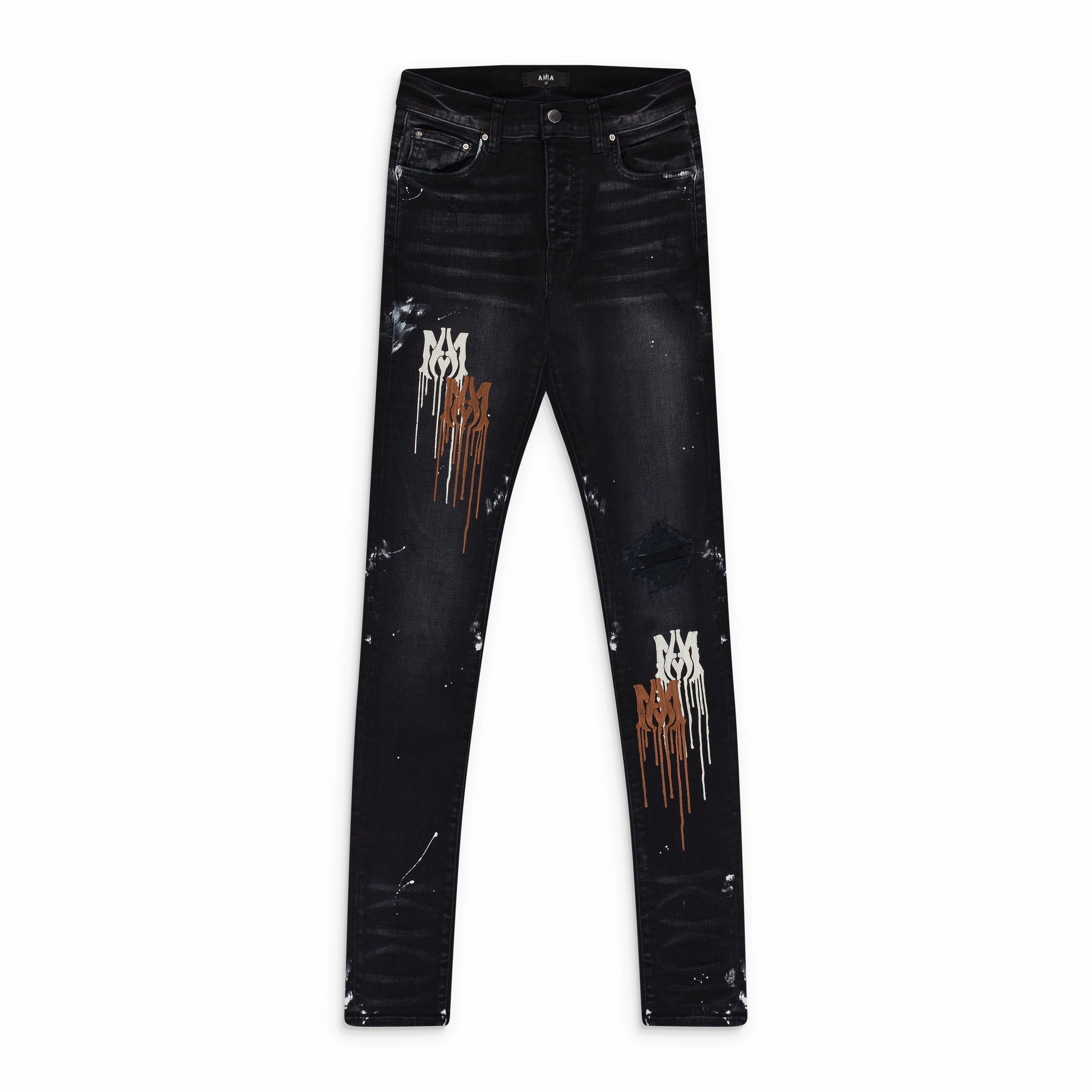 Work Meeting Trendy Modern Minimalist AGED BLACK MA DRIP JEANS