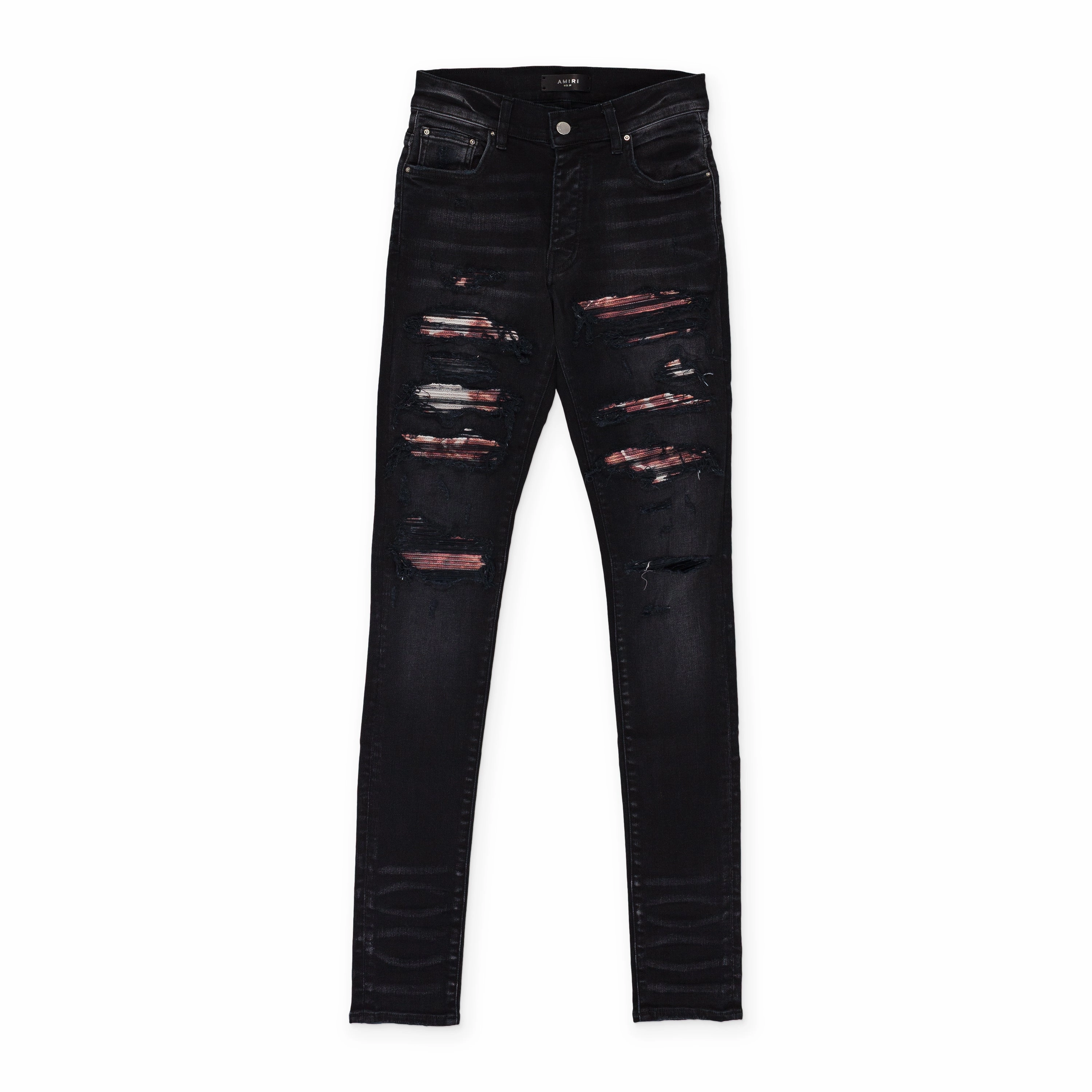Relaxed Taper AGED BLACK TIE DYE BANDANA THRASHER JEANS