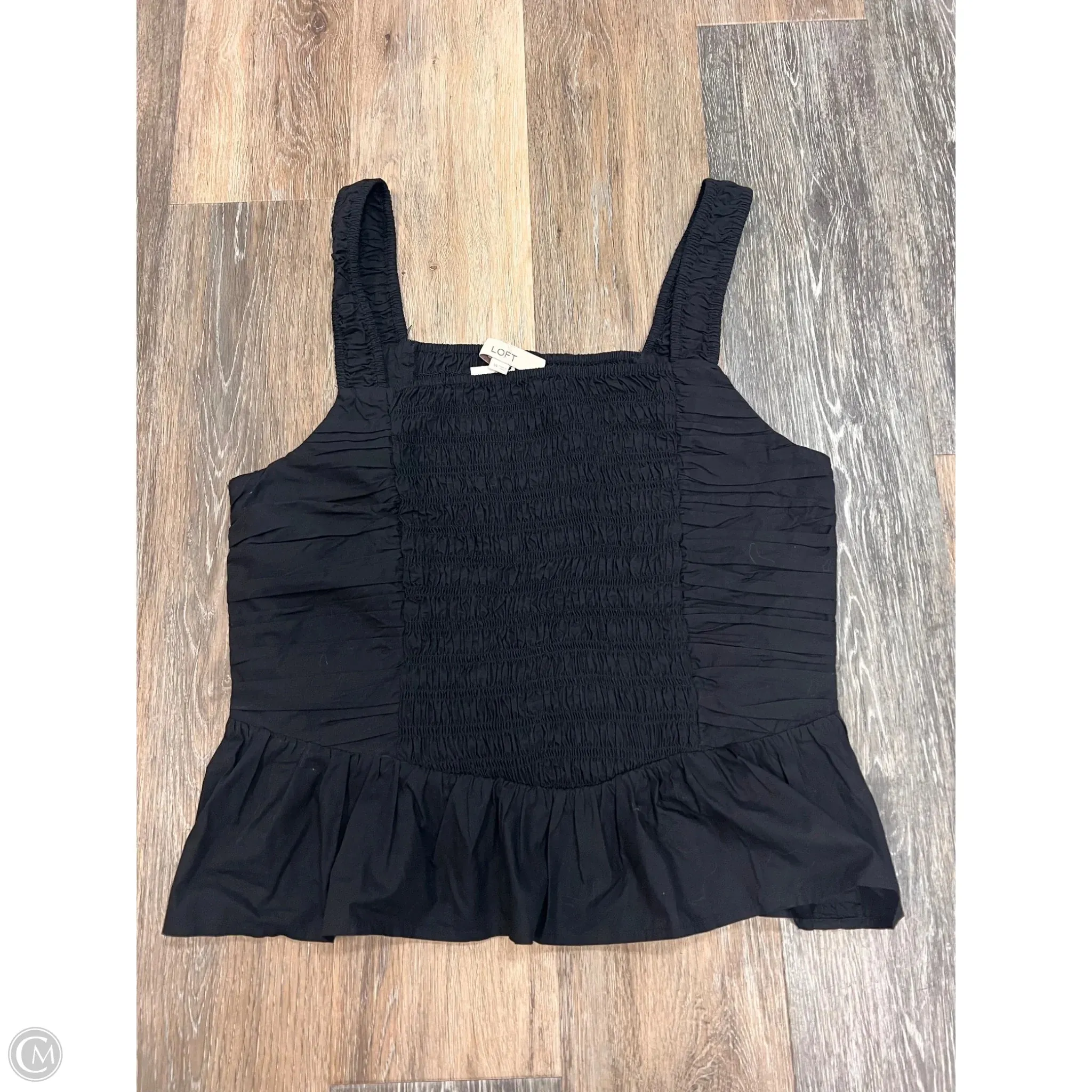Bluesign Approved Material TearResistant Blends Tank Top By Loft In Black, Size: Xl