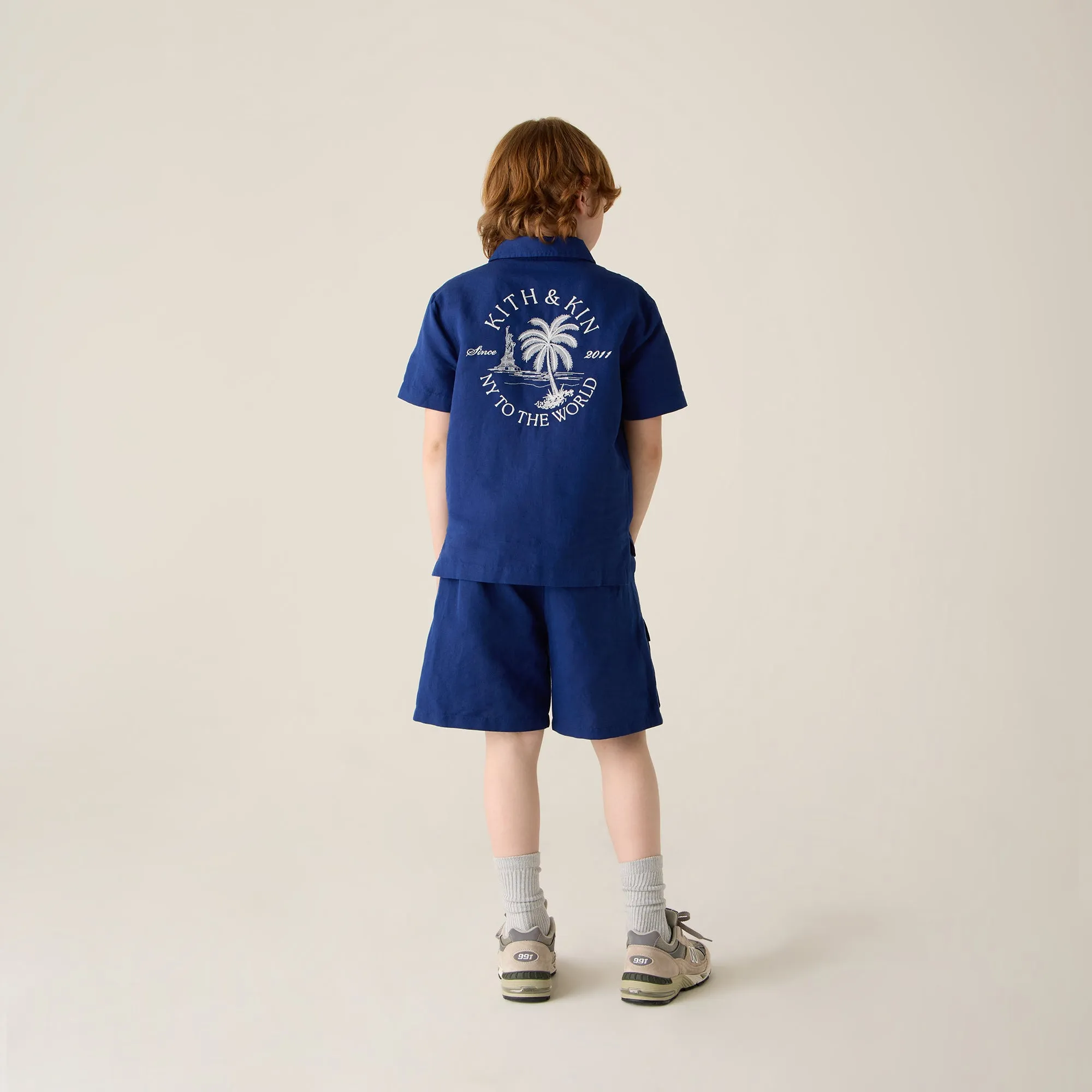 Kith Kids Belmont Utility Shirt - Screen Polo Style Corporate Wear