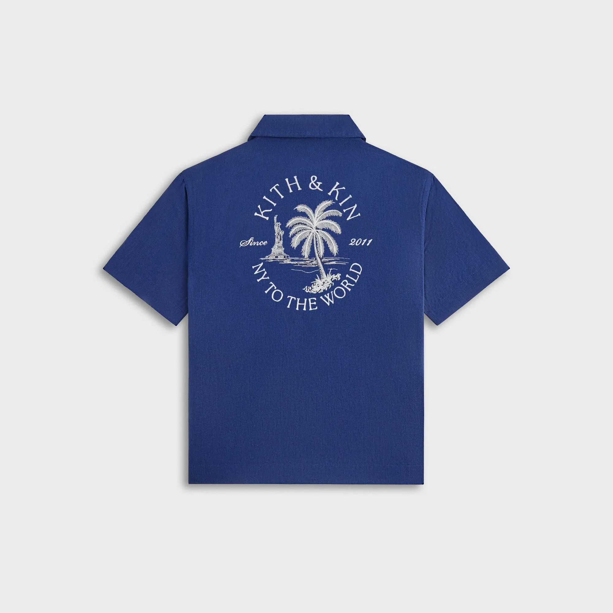 Smooth Stitch Pattern Kith Kids Belmont Utility Shirt - Screen