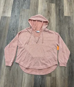 Top Long Sleeve By Mainstream Boutique In Pink, Size: Xl Trendy Shirt