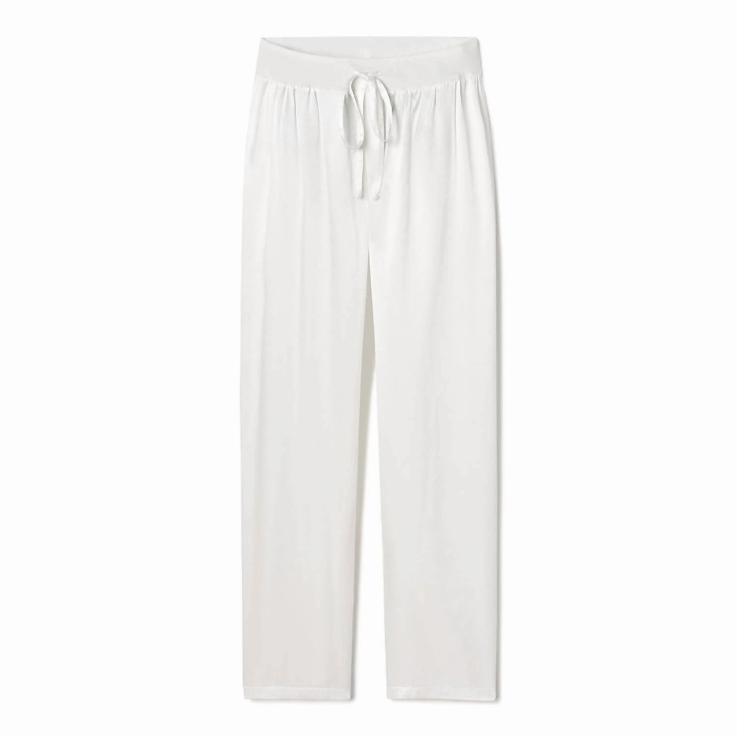 Jolie Satin Pant With Draw String In Pearl MotionAdaptive Fit Temperature Regulating