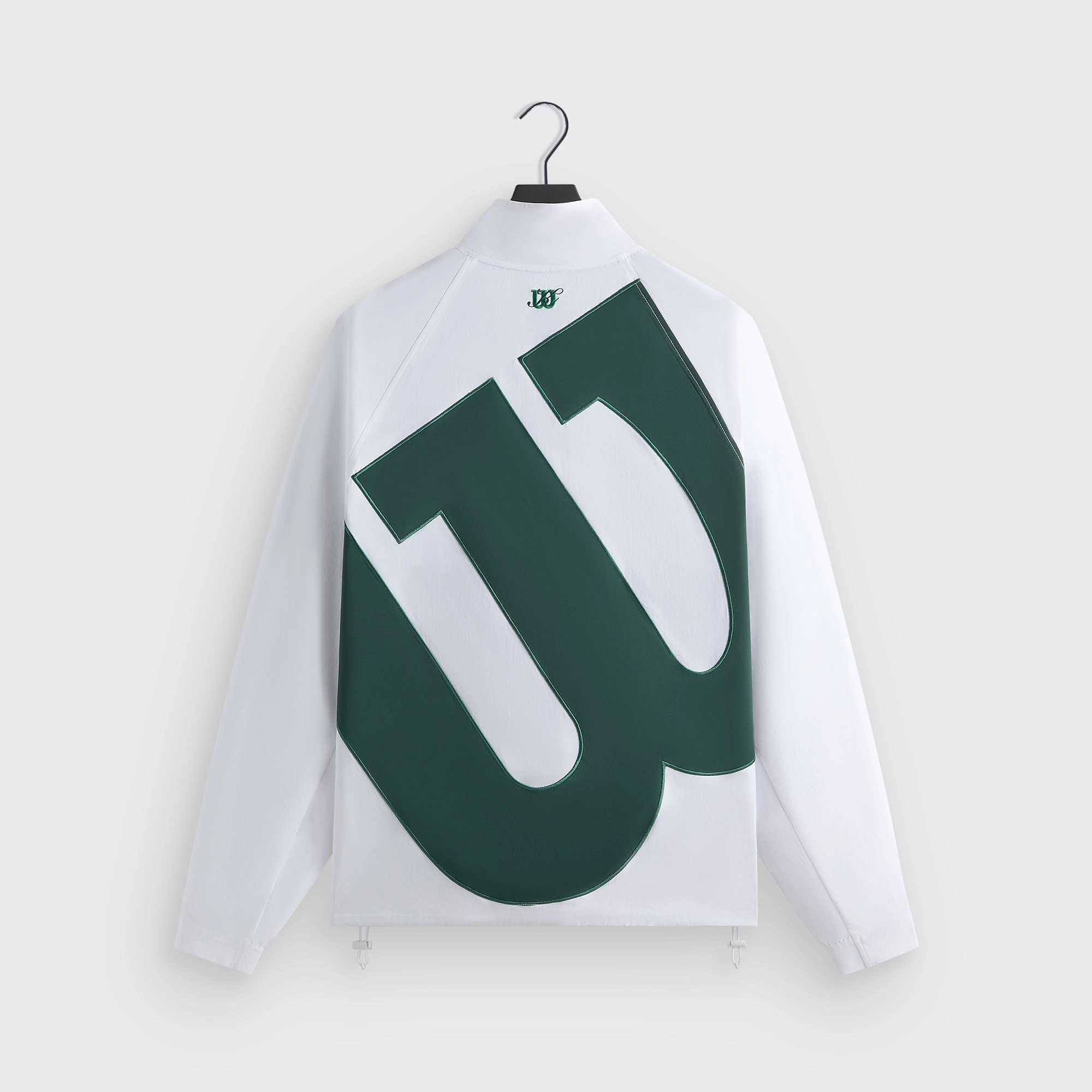 Temperature Regulating Tech Water Resistant Design Kith for Wilson Track Jacket - White