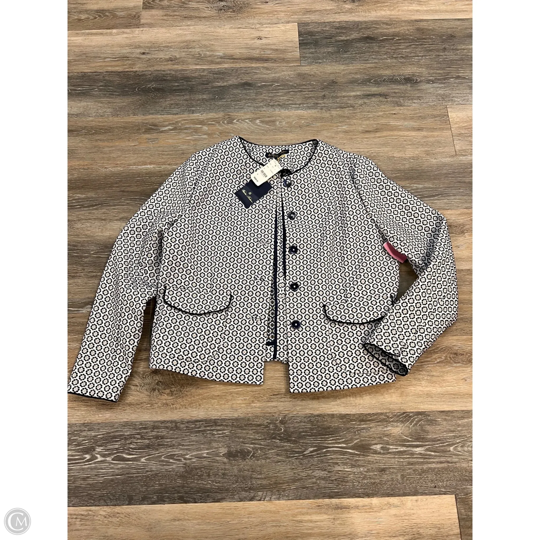 Blazer By Brooks Brothers In Multi-colored, Size: 16 Elasticated Trim