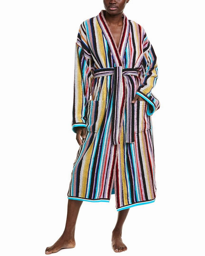 Missoni Home Chandler Accappatoio Standard Mod Bathrobe Tear Resistant Fabric HighWaisted Design