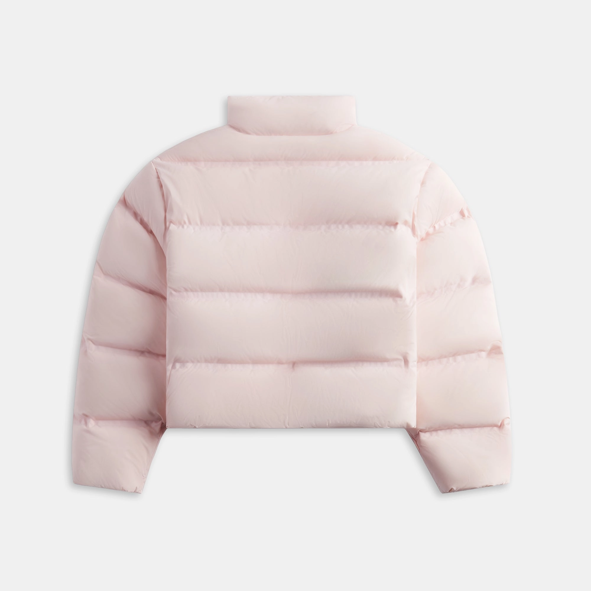 Modular Attachment System Alexander Wang Jacquard Channel Cropped Puffer with Reflective Logo - Light Pink