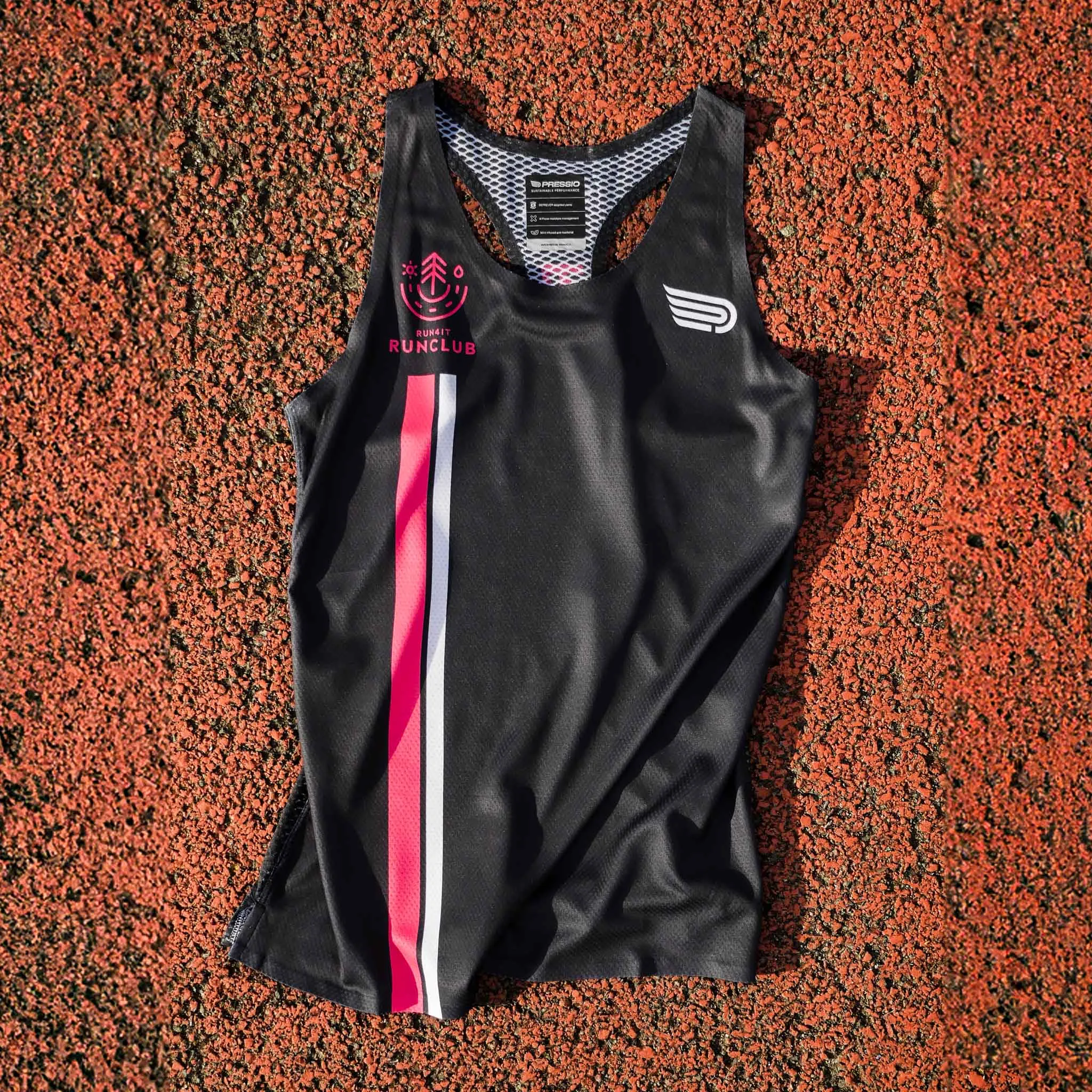 Pressio | Run4It Run Club Women's Elite Singlet Mid - range