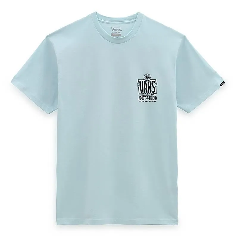 Vans Adopted A Friend T-Shirt - Blue Glow Relaxing Day Low carbon footprint