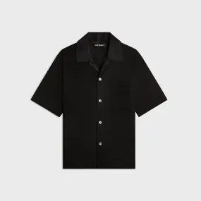Coffee Run Multipurpose Layering Fabric Our Legacy Heusen Shirt  - Black All Day Poplin