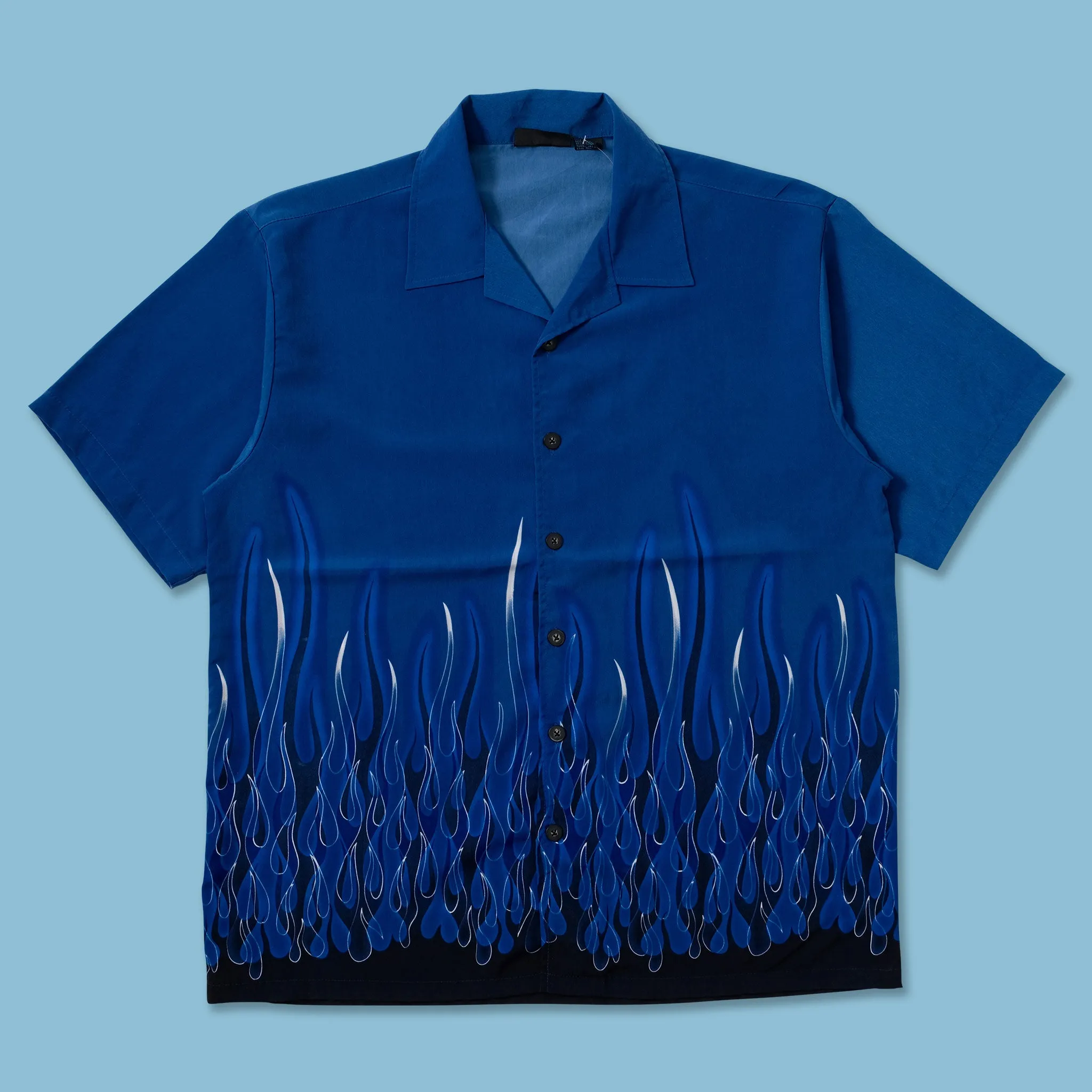 Y2K Flames Shirt XLarge Iconic look