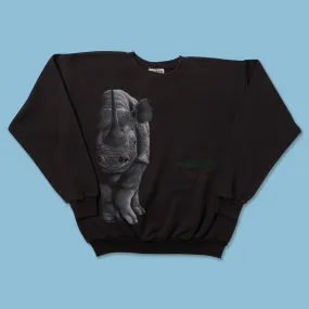 Plus Fit Vintage Rhino Sweater Small