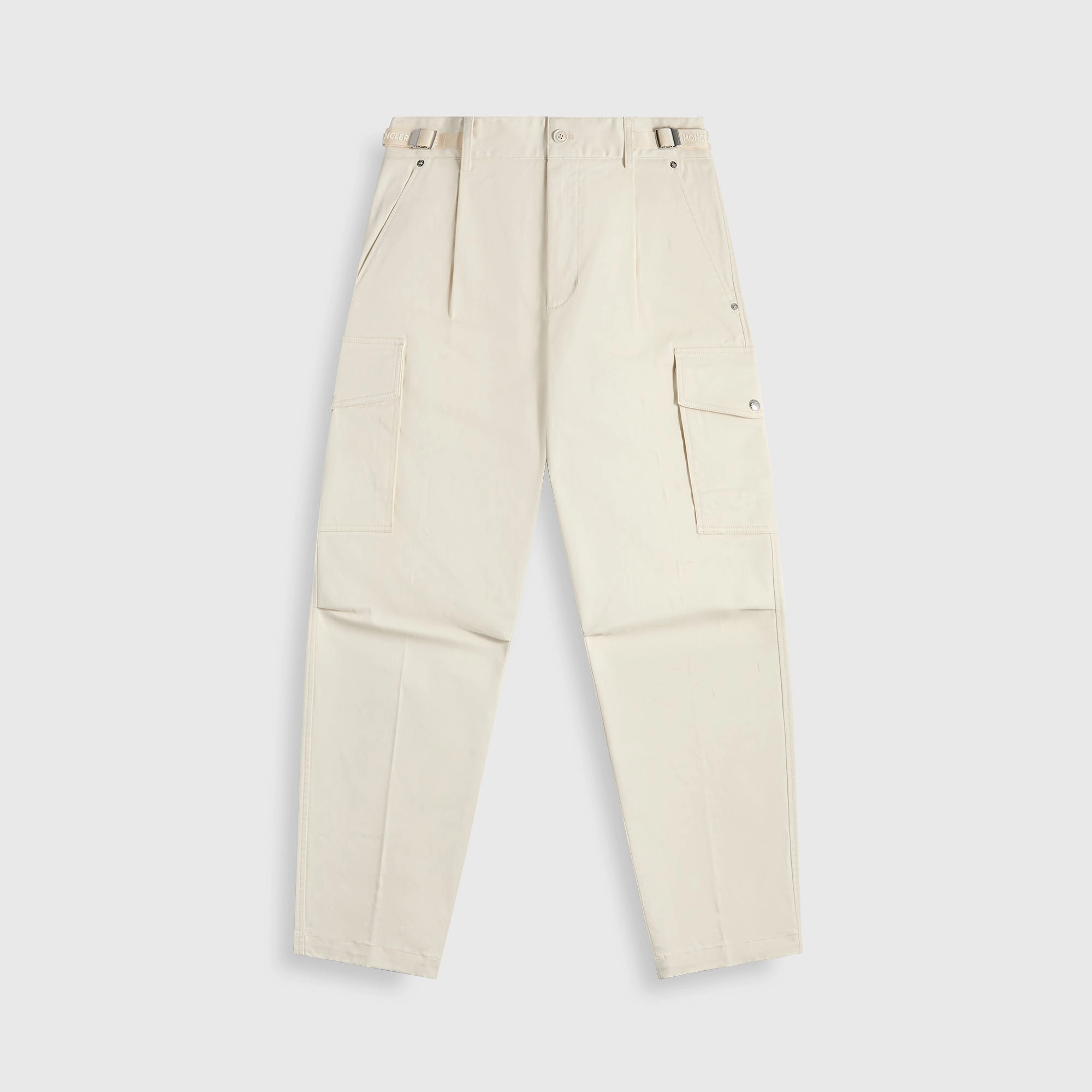 Moncler Trousers - White Casual Chic Solid shade