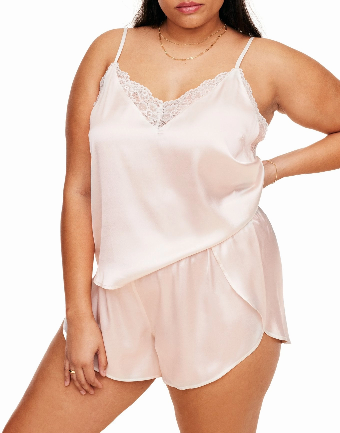 Moisture wicking Linny Women's Plus-Size Pajama Camisole & Shorts Set