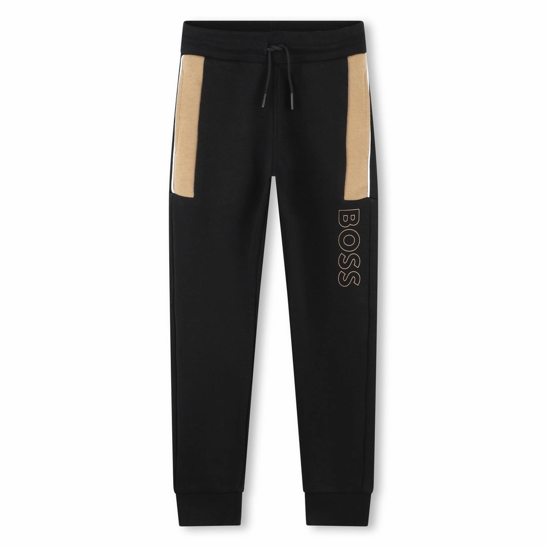 Thermal Lining Timeless Fit Black Jogging Bottoms