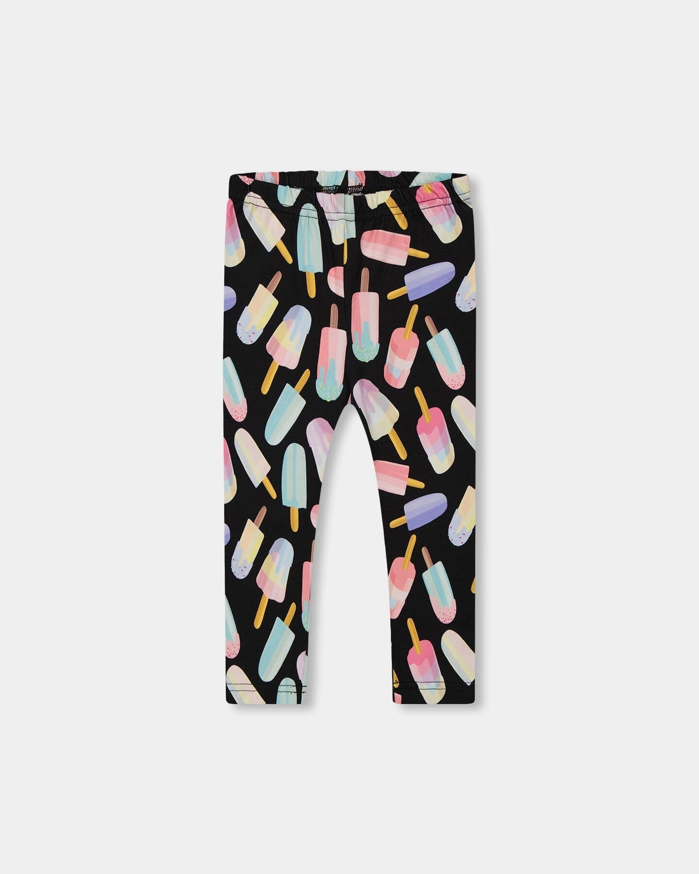 Tear Resistant Casual Essentials Printed Capri Leggings Ice Lollipops