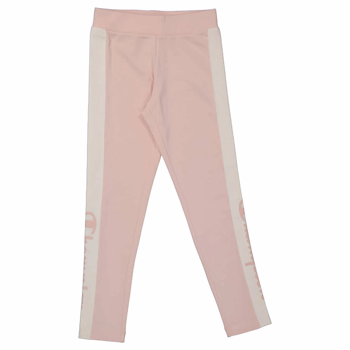 Champion Girls Pink Super Ultra Light Spring Terry Logo Leggings Non slip grip Ventilated Panels
