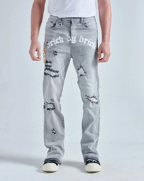 Original Brick By Brick Stack Denim In Black Haze Sharp Comfort