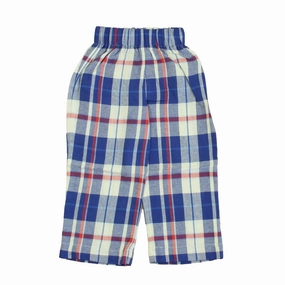 Slim Stretch Classic Prep Boys Greenwich Plaid Pants Size: 12-24 Months