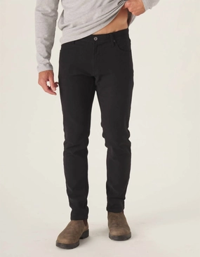 Comfort Terry Pant In Black Street Mood